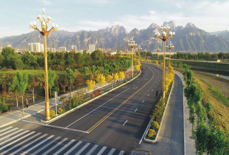 华阴市长涧河流域综合治理工程市政道路